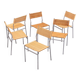 Martin Visser set of 6 Dining Chairs SE05 for 't Spectrum, 1960