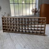 Meuble de métier pin à cases XL 250cm