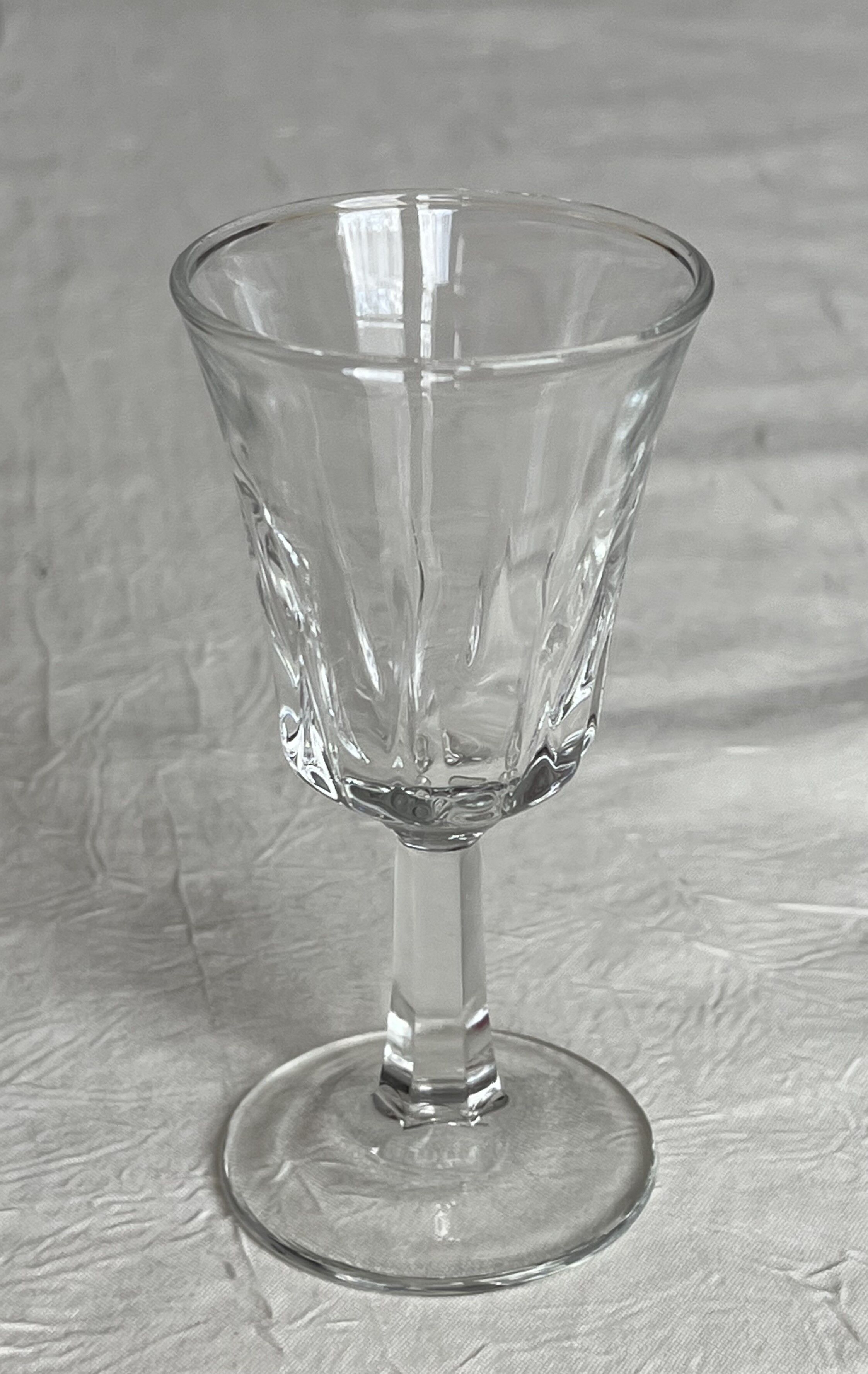 Set of six liquor glasses