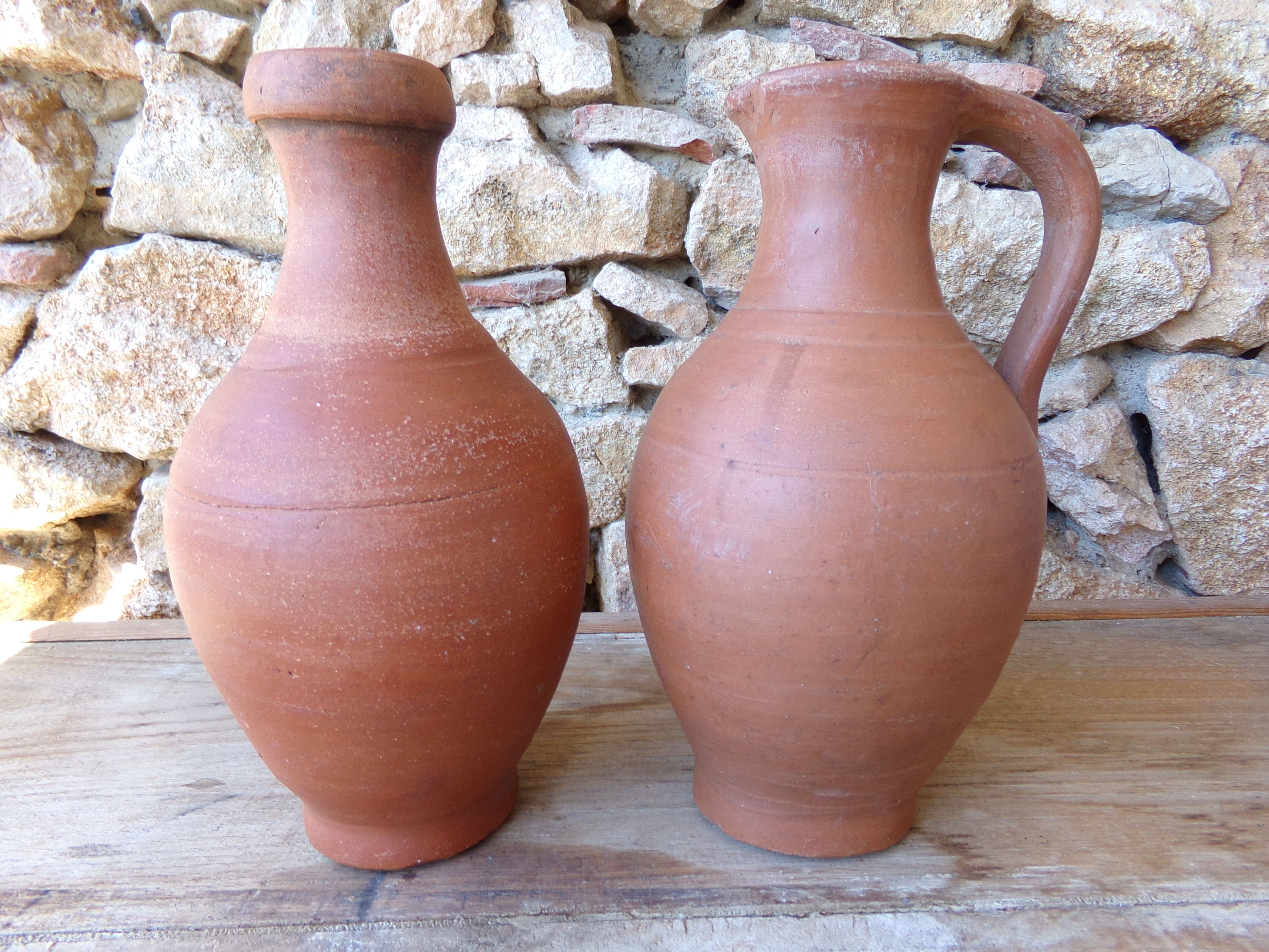 Terracotta vase