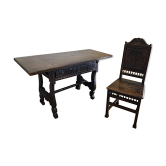 Bureau et chaise