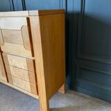 Elm sideboard Maison Regain circa 1970
