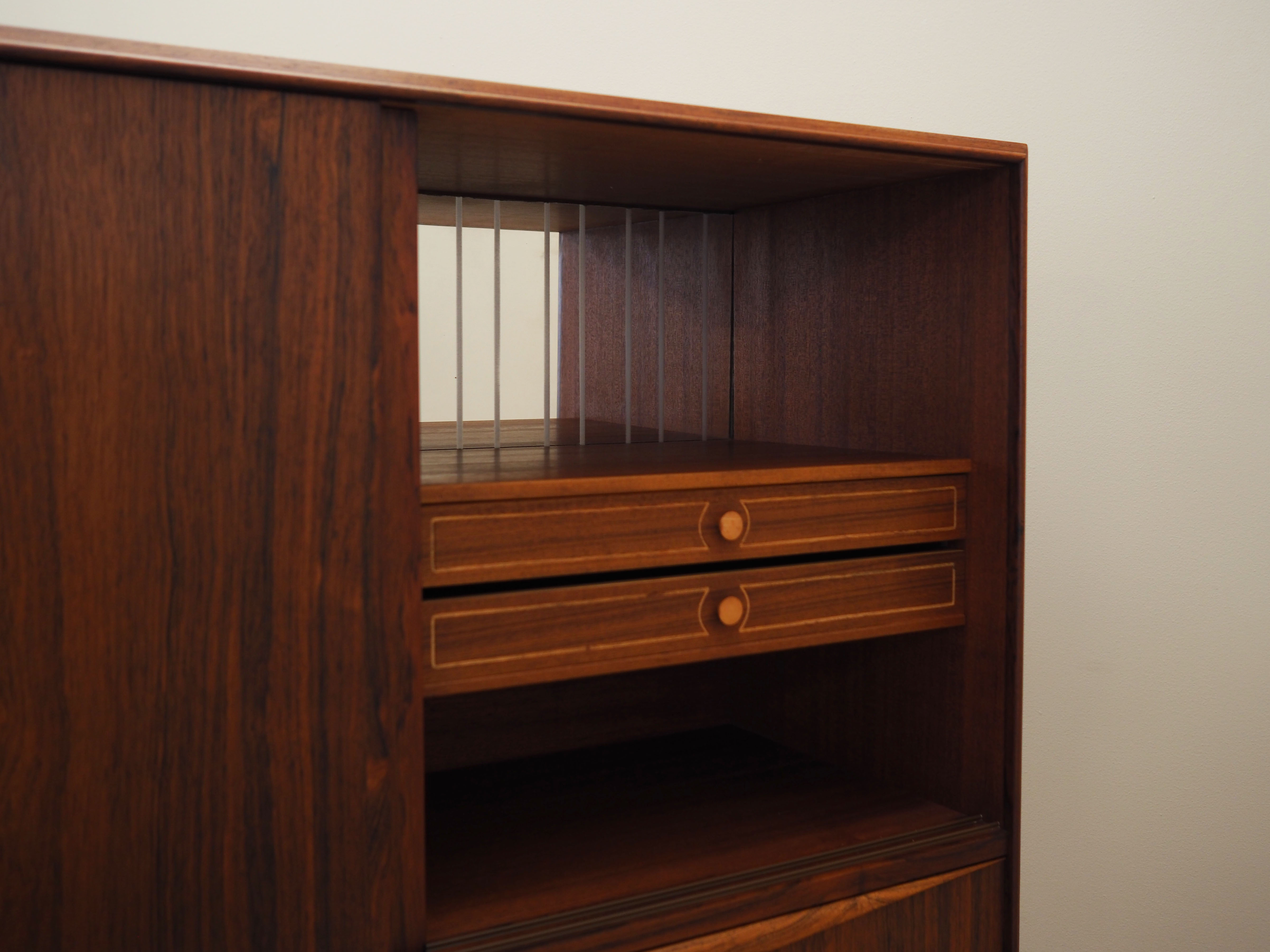 Rosewood highboard, Danish design, 1960s, designer: E.W. Bach