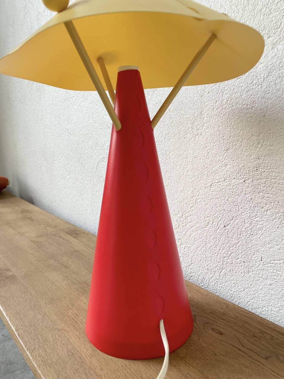 80s plastic children's desk lamp