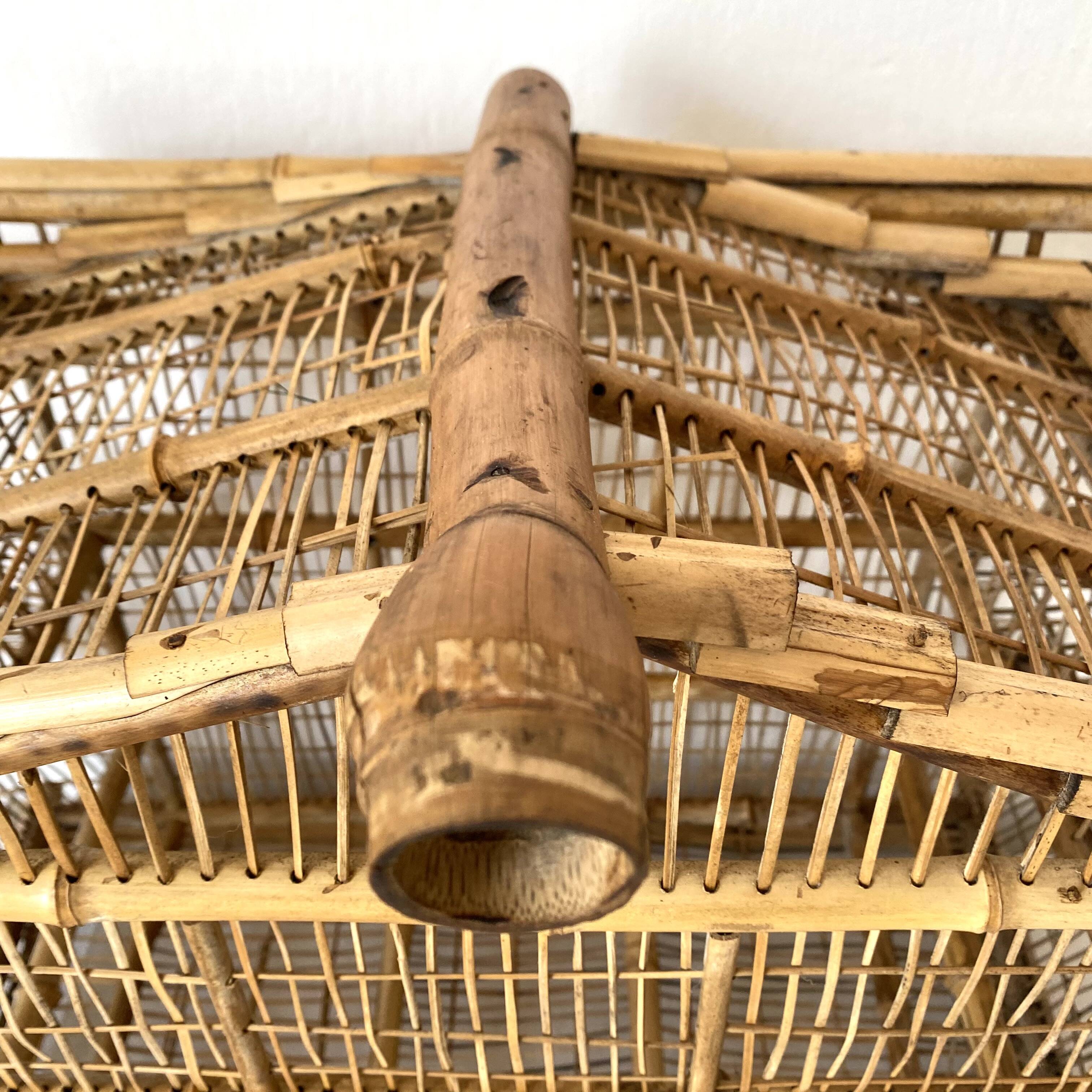 Bamboo bird cage for decoration