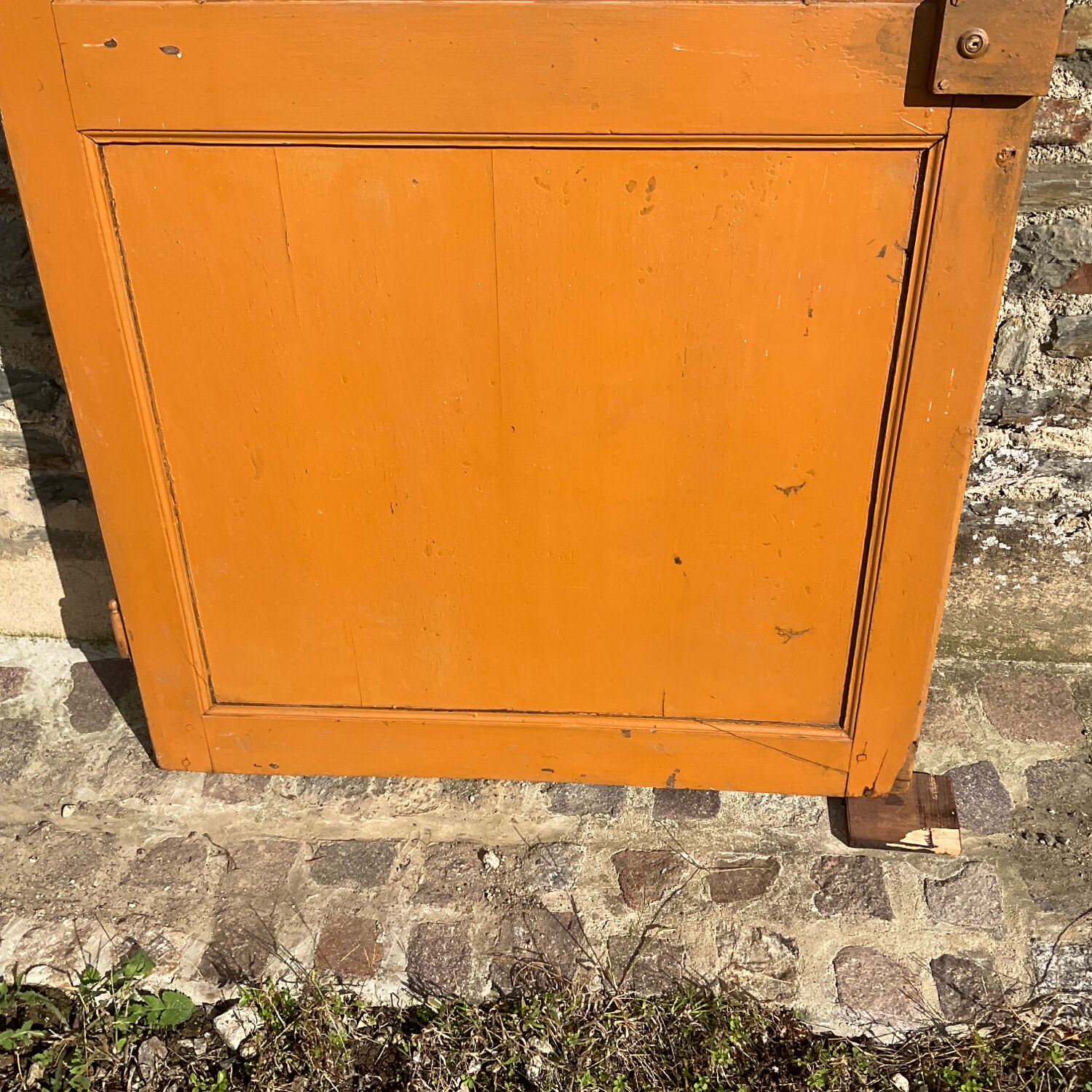 Old glass door L 92 x H 205