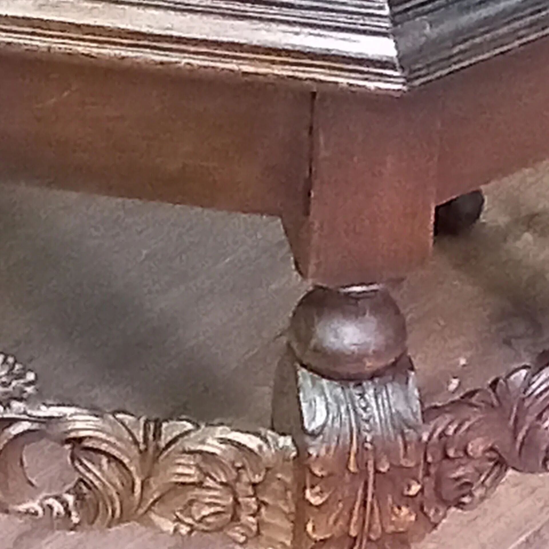 Table centrale octogonale indienne du 19ème siècle