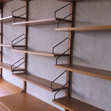 Danish modular teak shelf system by Poul Cadovius for Cado Royal 1950-60
