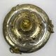 Ancient sanctuary lamp, silver-plated brass, winged angel, 130 cm.