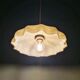 Art Deco suspension in yellow opaline with ouraline, 1920-30.