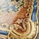 Italian Florentine tray in vintage hand-painted wood
