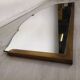 Brass art deco mirror