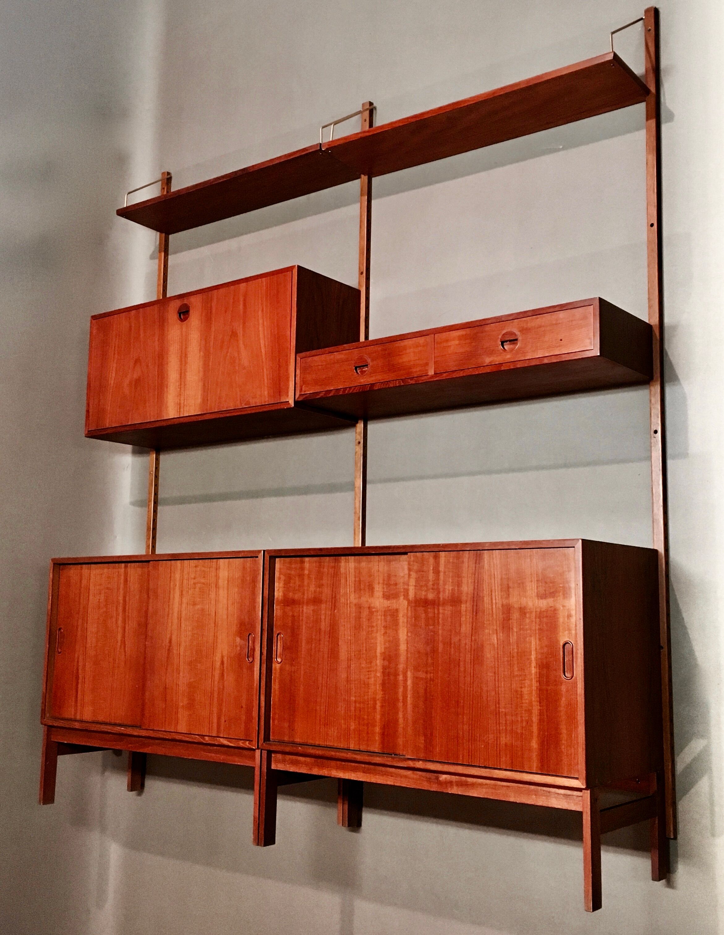 Modulable Shelf Sorensen for H G Mobler Scandinavian 1950.