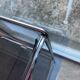 Chromium metal and glass side table 1970s