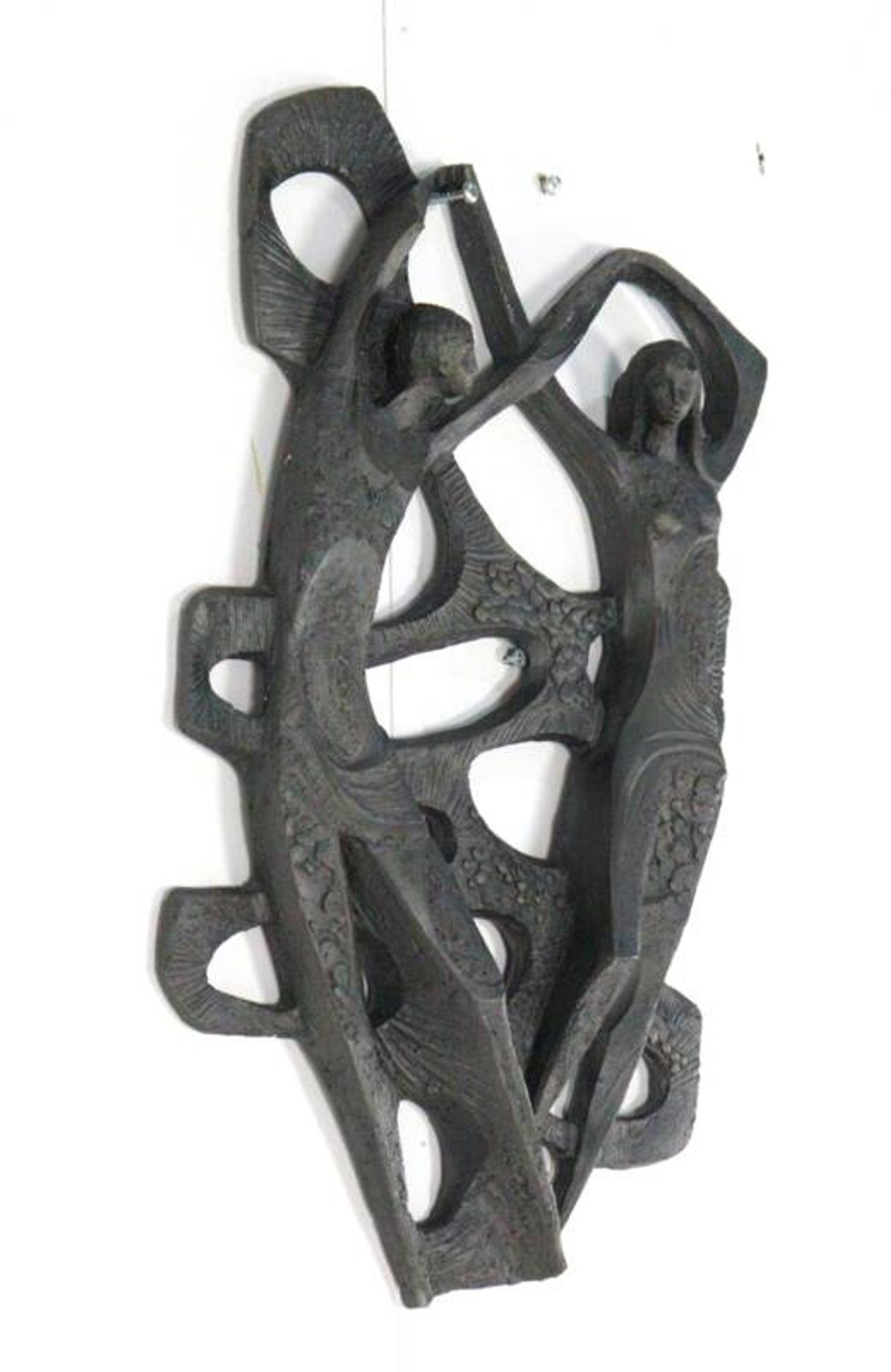 Brutalist Ars Munda resin wall decoration dancing couple
