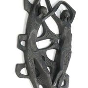 Brutalist Ars Munda resin wall decoration dancing couple
