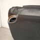Black leather armchair, Italy 1970