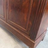 Louis Philippe Period Walnut Library Showcase