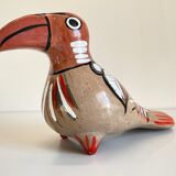 Ceramic vintage exotic bird