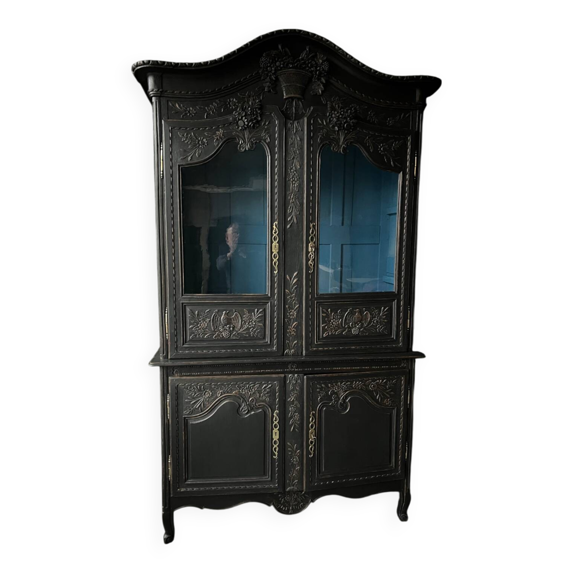 Norman sideboard with two carved oak bodies