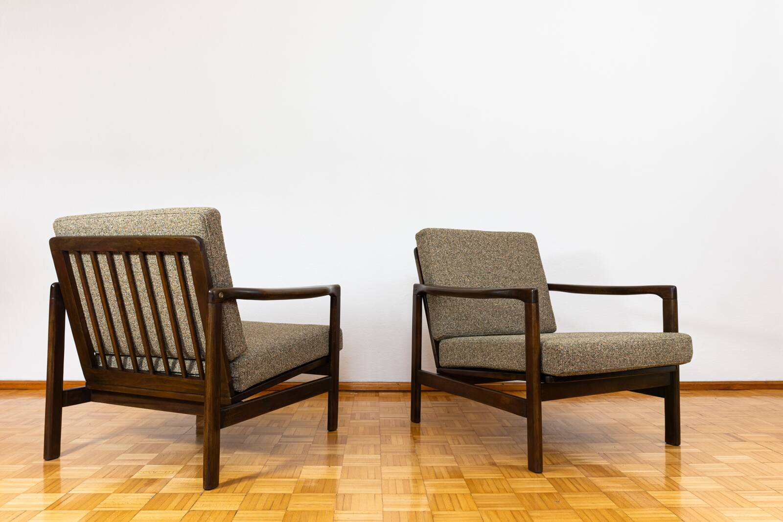 Pair of mid century armchairs "b7522 " by Zenon Bączyk, Poland, 1960's