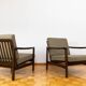 Pair of mid century armchairs "b7522 " by Zenon Bączyk, Poland, 1960's
