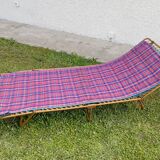 Folding sun lounger