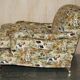 Pair of Howard Custom Love Seat Armchairs in Mulberry Silk Velvet