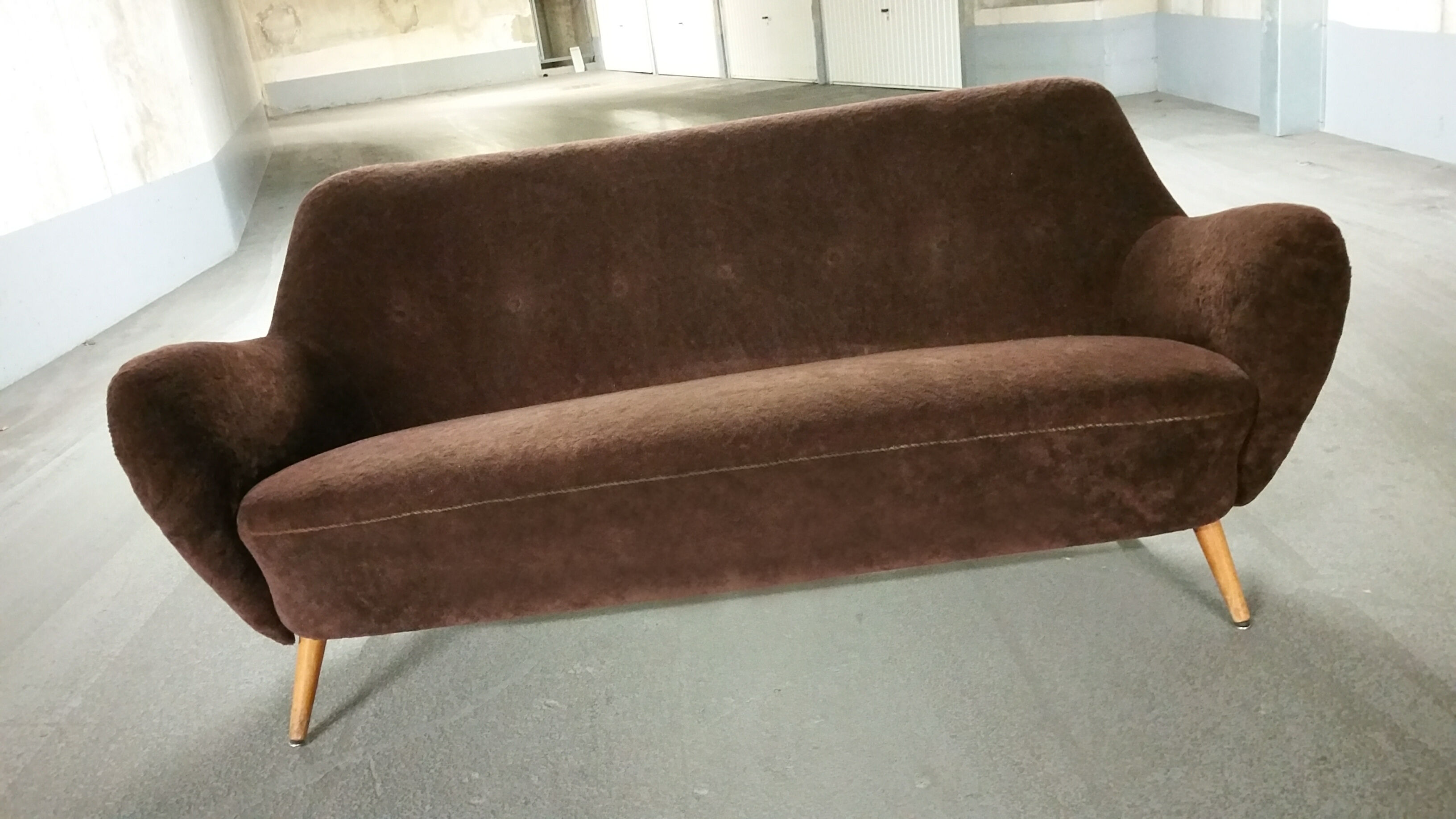 Salon canapé 2 fauteuils organic année 50