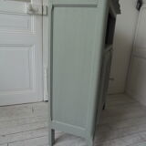 Vintage buffet green of gray, wooden tray