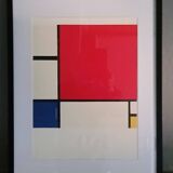 Pair of Piet MONDRIAN lithographs, models of 250 copies
