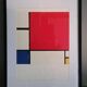 Paire lithographies Piet MONDRIAN  modèles à 250 exemplaires