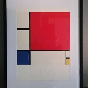 Paire lithographies Piet MONDRIAN  modèles à 250 exemplaires