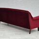1960s, Danish 3 seater sofa, original good condition, furniture velour, beech wood .