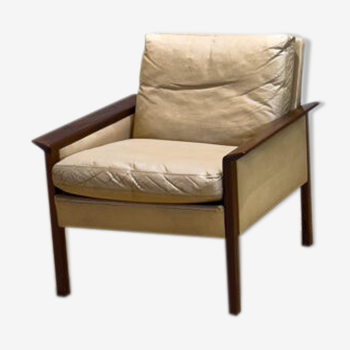 Hans Olsen rosewood chaise longue