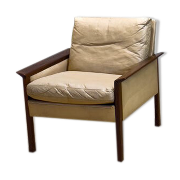 Hans Olsen rosewood chaise longue