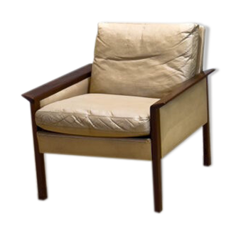 Hans Olsen rosewood chaise longue