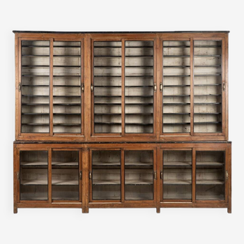 Antique Teak Bookcase with patina