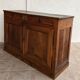Rustic walnut sideboard