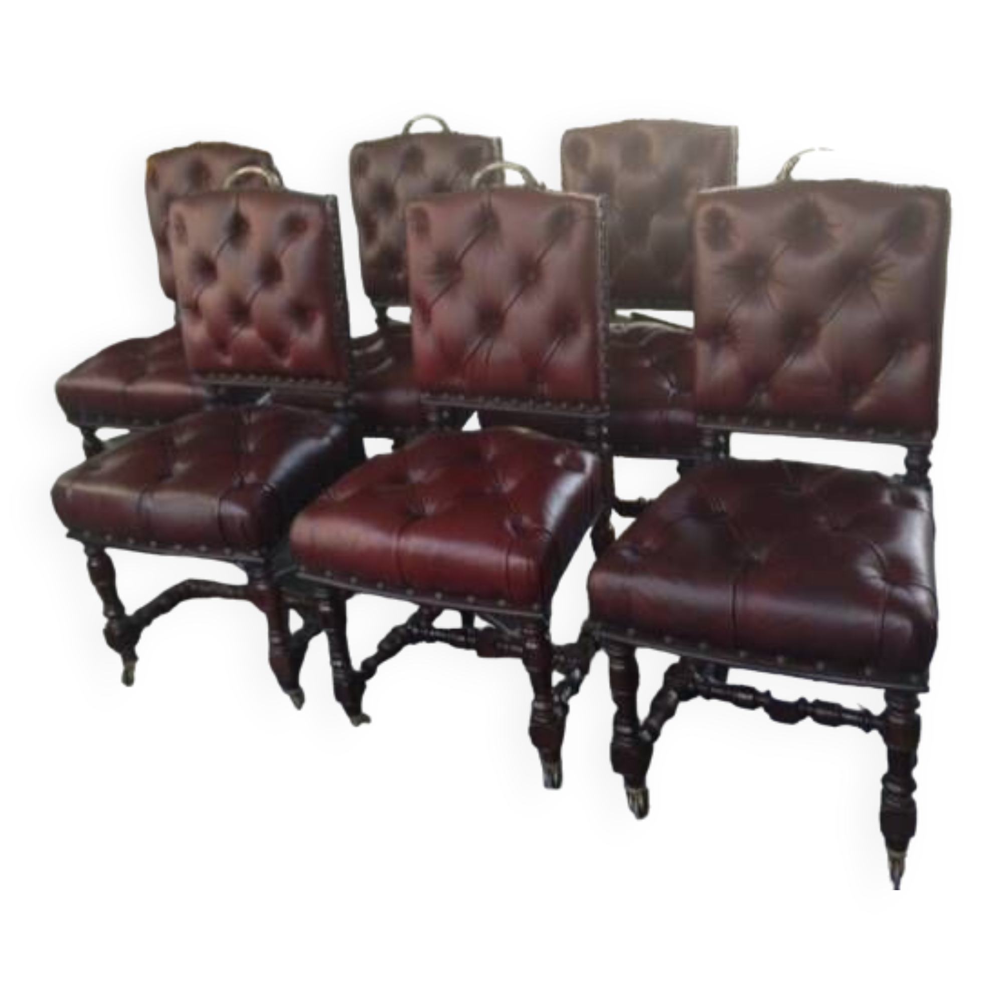 Chaises cuir