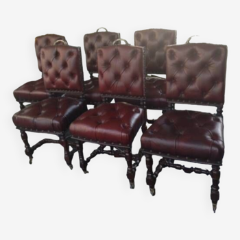 Leather chairs