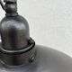 Industrial metal pendant light with mirror