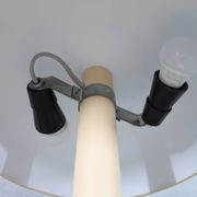 Josef Hurka Napako Mid Century Beige Table Lamp 1970s