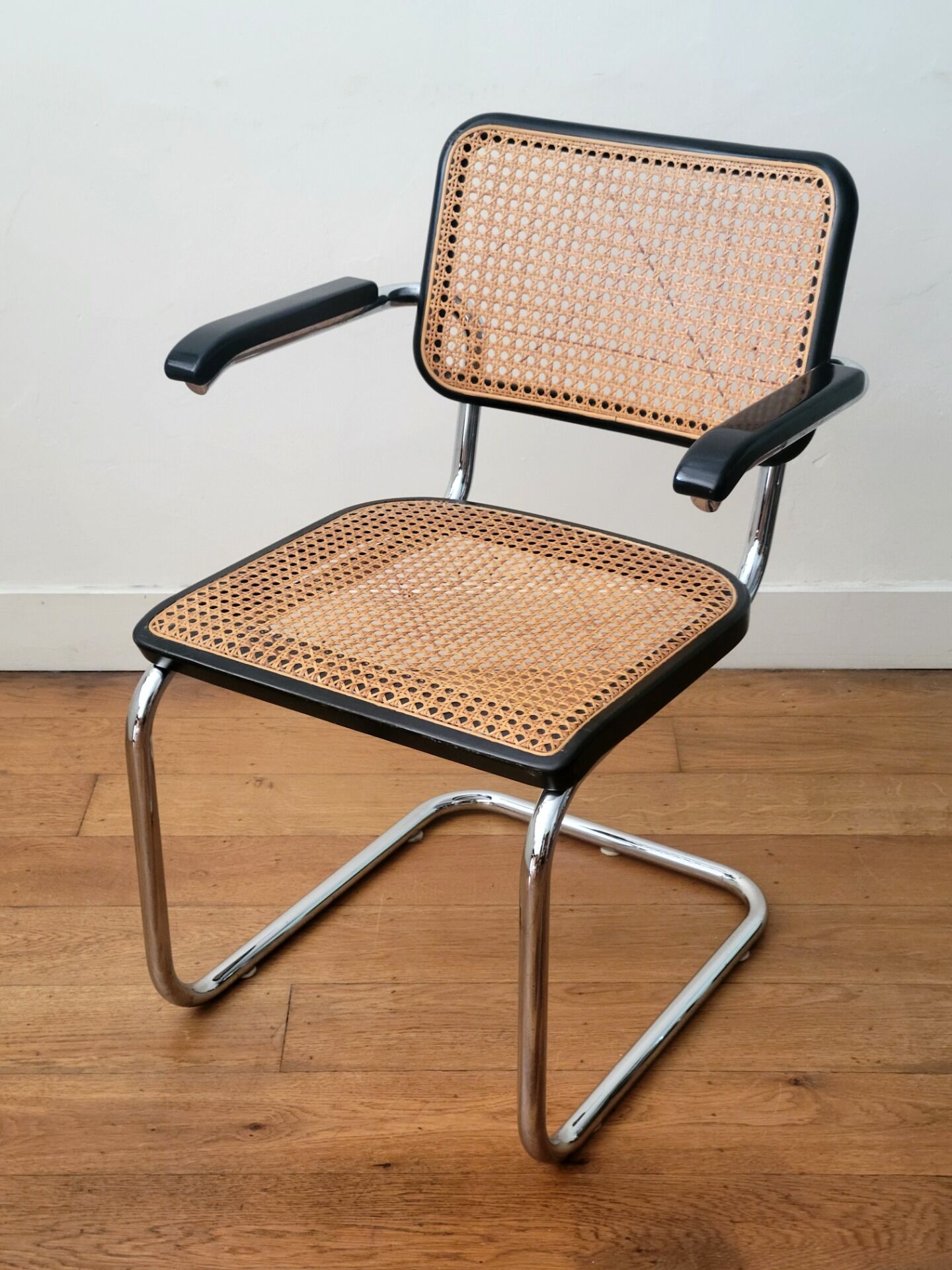 Ensemble de 6 chaises Thonet S64, Marcel Breuer, Thonet Allemagne, 1992