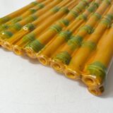 Vintage Vallauris barbotine cheese dish