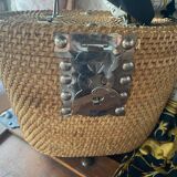 Vintage oriental tea basket