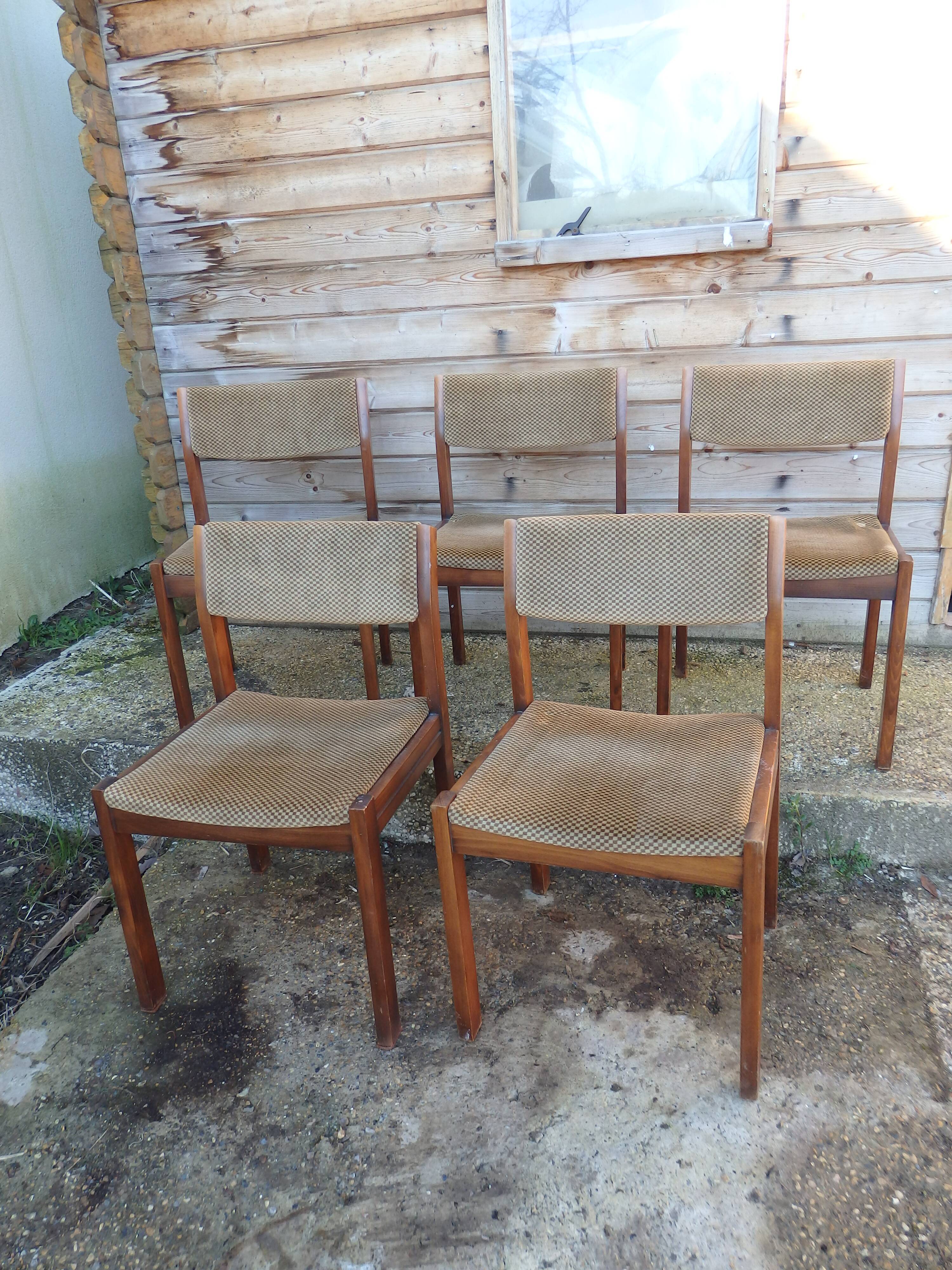 5 vintage chairs 70s 80s