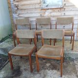 5 vintage chairs 70s 80s