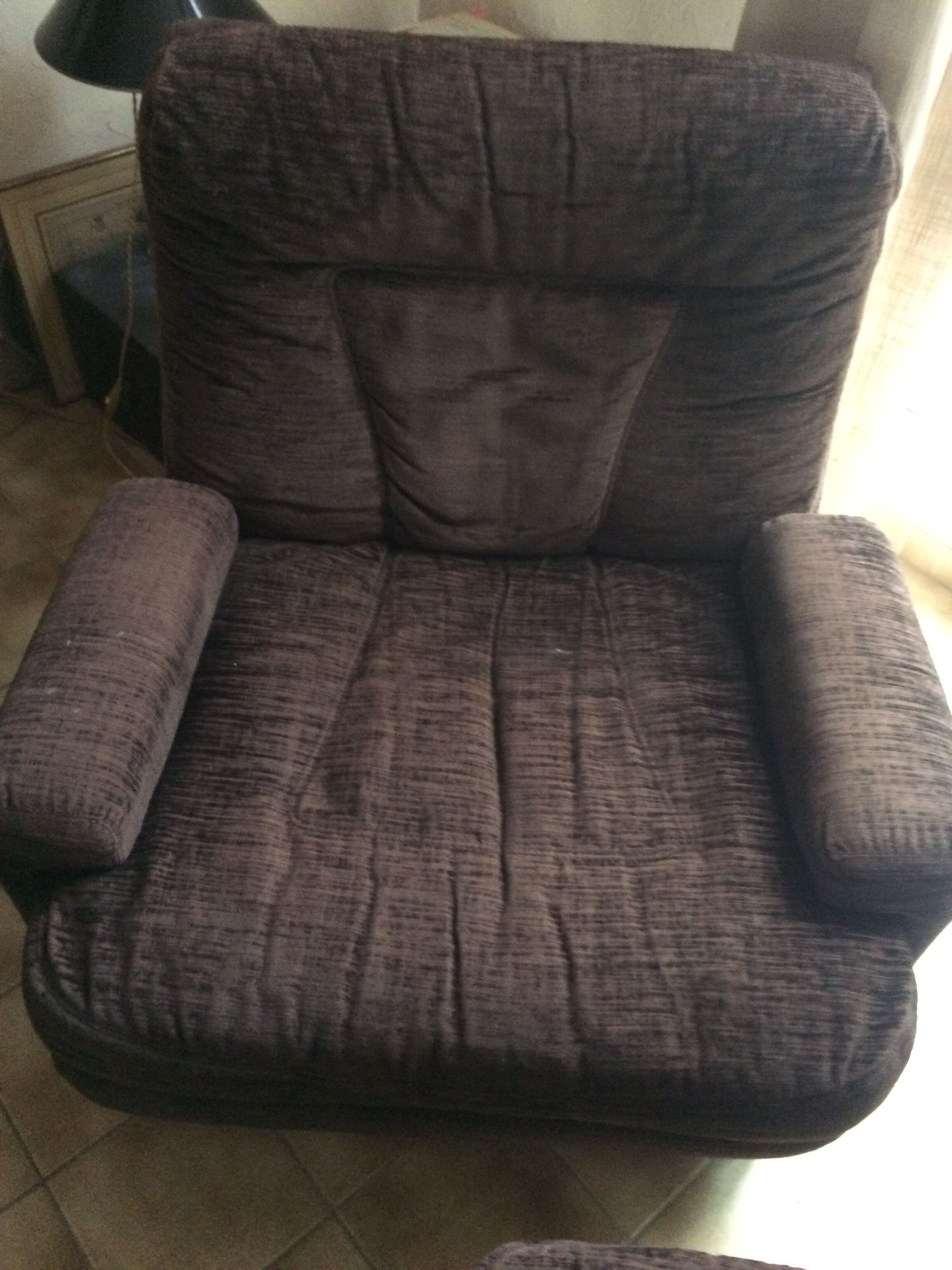 Armchair and footrest 1970