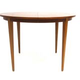 Table de salle à manger scandinave en teck, Suède, 1960